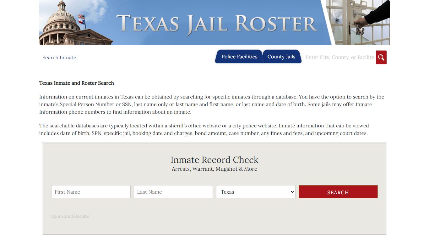 Hudspeth County Jail Inmates | Jail Roster Search